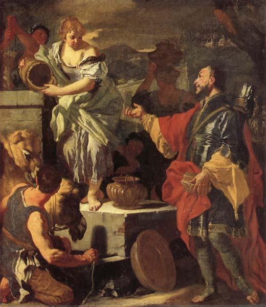 Francesco Solimena Rebecca at the Well oil painting picture